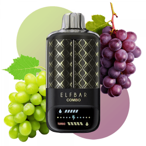 ELF BAR COMBO 25000 - GREEN GRAPE & GRAPE