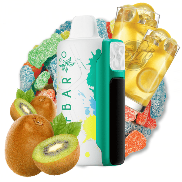 ELF BAR SOUR KING - SOUR KIWI LEMONADE