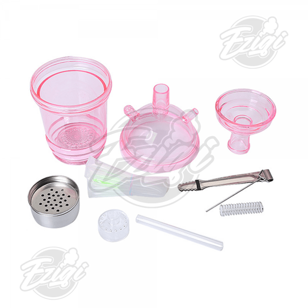 VIZIPIPA KÉSZLET - JNR MEGA SHISHA HOOKAH RÓZSASZÍN - Image 2